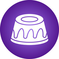 Gugelhupf icon single vector illustration