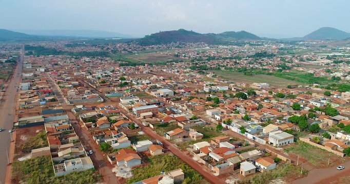 Cana&atilde; dos Caraj&aacute;s Par&aacute; Brazil, city, aerial drone image