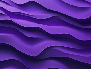 Obraz premium Abstract Purple Wave Background Texture: Fluid 3D Digital Art