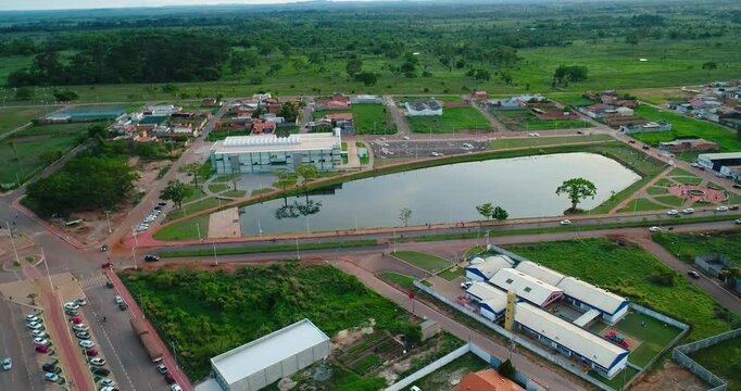 Cana&atilde; dos Caraj&aacute;s City Hall Par&aacute; Brazil, lake