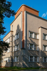 Haupteingang Zum Denkmalgeschtzten EhemaligenAntoniusKrankenhaus BerlinKarlshorst