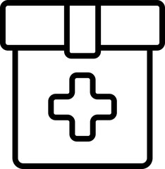 Obraz premium Set of vaccination icons. Thin linear style icons Pack. Vector Illustration