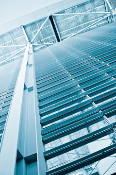 Glass on a modern building