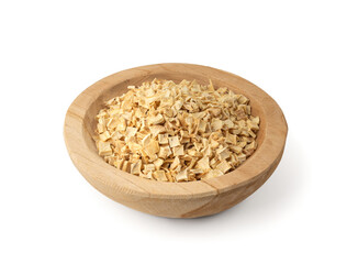 Dry parsley root, dried diced celery cubes, scattered small liquorice pileces, dry vegetable