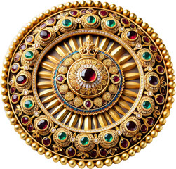 Medieval Medallion Clipart Vector Illustration