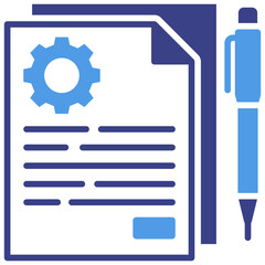 Obraz premium Contract Icon