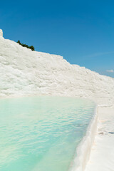 calcite formation at pamukkale 