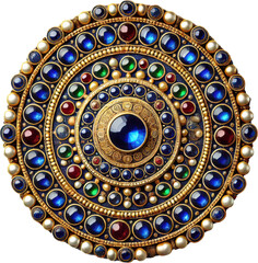 Obraz premium Medieval Medallion Clipart Vector Illustration