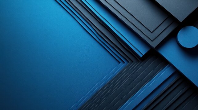 Parallel Lines on blue Background for Design, Banner Template, Minimalist Abstract Wallpaper with Copy Space, Simple Geometric Modern Wallpaper for Text Placement and Creative Use