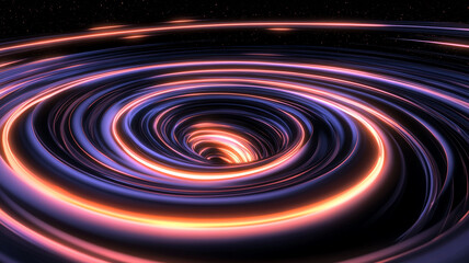 Glowing Particles in Blue