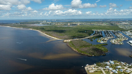 View of Fort Myers, Florida Beach