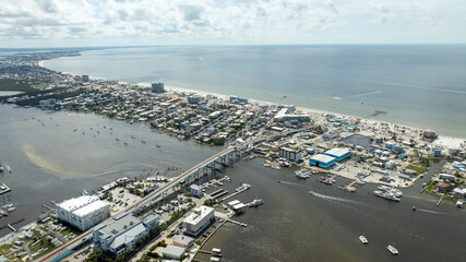 View of Fort Myers, Florida Beach