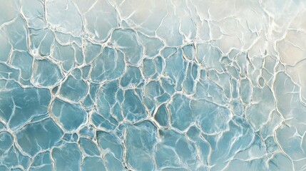 Obraz premium Close-up of textured blue ice surface