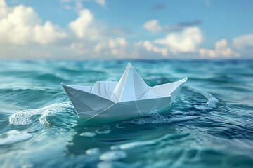 Abstract colorful wave of glowing particles with bokeh effect, perfect for technology, innovation, or digital transformation backgrounds and presentations.