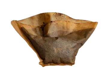 Used Coffee Filter With Grounds © Robert Knapp