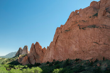 Fototapeta premium USA, Colorado Springs, Colorado. Garden of the Gods.