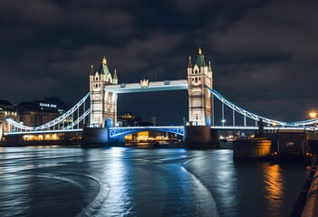 Obraz premium tower bridge at night