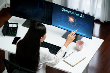 Generative AI virtual assistant tools for prompt engineer and user for ease of engage artificial...