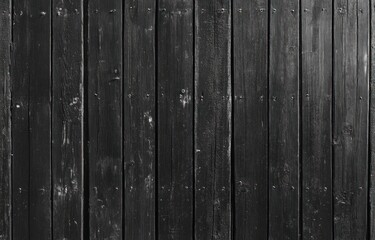 Fototapeta premium Black wooden plank wall texture background.