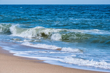 Color stock image of Crashing waves, Florida