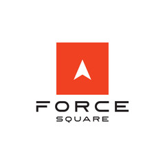 Force square aero technology logo design editable vector brand identity corporates image 