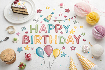 Festive Birthday Party Tabletop