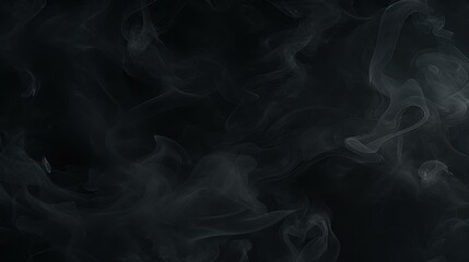 Obraz premium A captivating smoke texture on a dark background, perfect for creating depth and intrigue in any design.