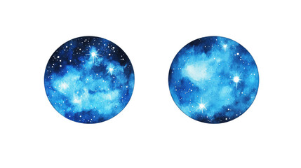 Unique Collection of Starry Night Sky Objects Generative AI