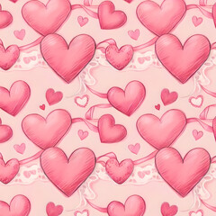 cute lovely valentines day background
