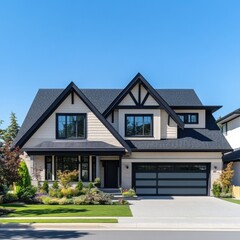 Charming modern suburban home with garage