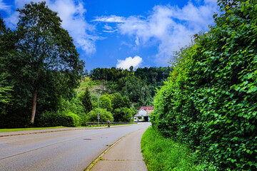 road in the countryside