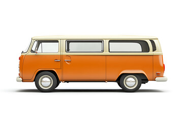 Van isolated on a white background