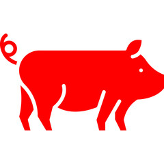 Farm Animal icon single vector illustration