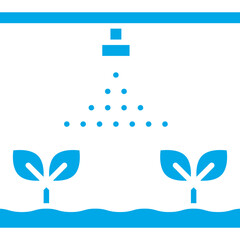 Irrigation icon single vector illustration
