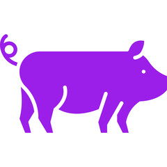 Farm Animal icon single vector illustration