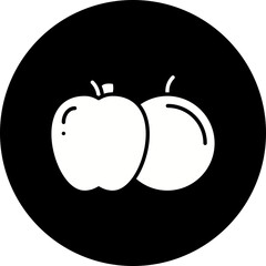 Fruits icon single vector illustration