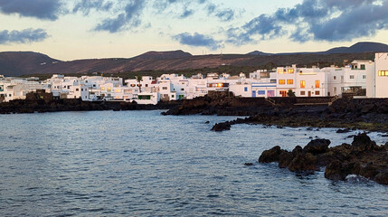 Punta Mujeres village, Lanzarote, Canary Islands, Spain, Europe