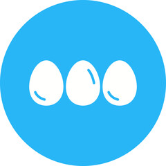Eggs icon single vector illustration