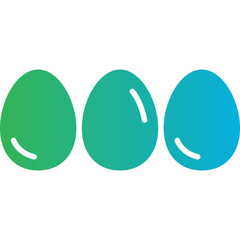 Eggs icon single vector illustration