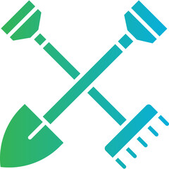 Farming Tools icon single vector illustration