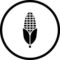 Corn icon single vector illustration