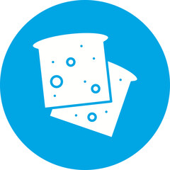 Bread icon single vector illustration