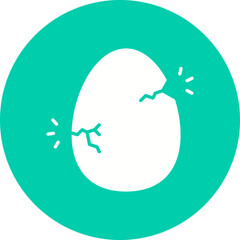 Hatched Egg icon single vector illustration