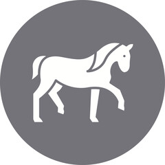 Horse icon single vector illustration