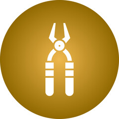 Pliers icon single vector illustration