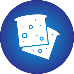 Bread icon single vector illustration