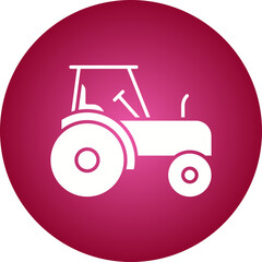 Tractor icon single vector illustration