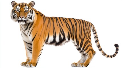 Fototapeta premium Majestic bengal tiger with striking stripes