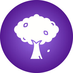 Tree icon single vector illustration