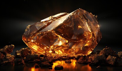 Golden Stone, pure gold, gold rock